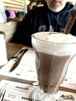 Refreshing: (Chocolate Egg Cream)