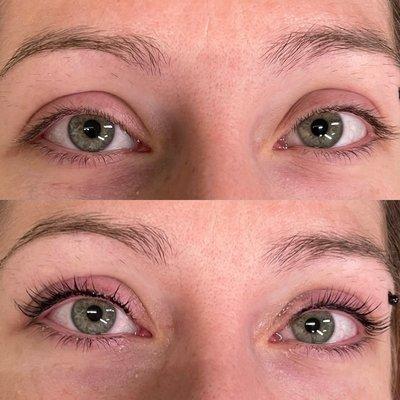 Lash Lift Before & After