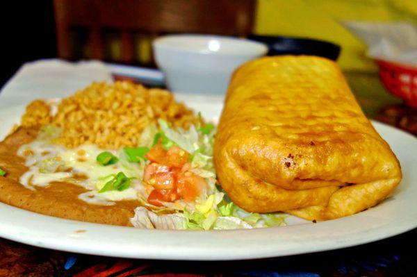 Seafood Chimichanga