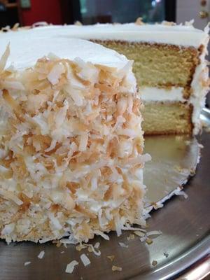 Triple Coconut Cake