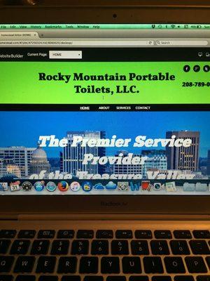 We may not be professional website designers, but we are the best in the Portable Toilet Sercice andRental business.