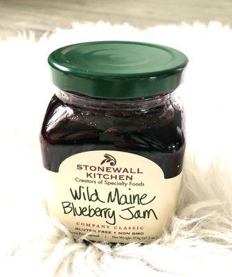 Gluten-free non-GMO wild blueberry jam from Maine.