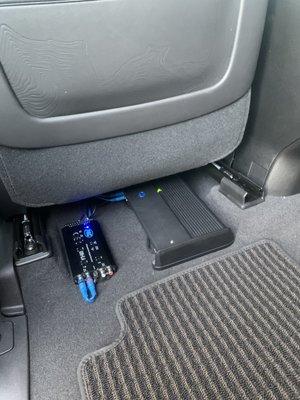 JL Amp and lc2I install in a 2023 GMC Denali truck