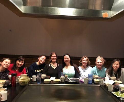 Right to Left: Mavis Ng, DMD, Lisa Wapen, RDH, Michele McCord, Eponinne Wu, Mary Schwartz, RDH, Vicky Wu, RDH, Gretchen Wang, Emily Lear