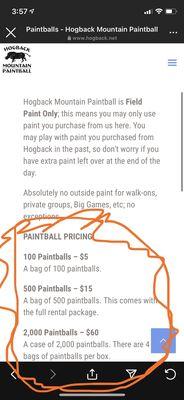 This is the paint policy that was changed recently. No more bring your own paint.