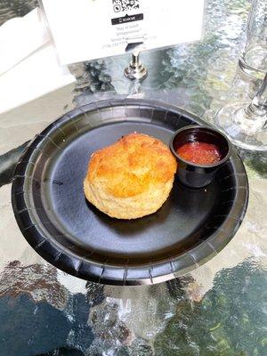 Butter Biscuit (with Strawberry Jam)