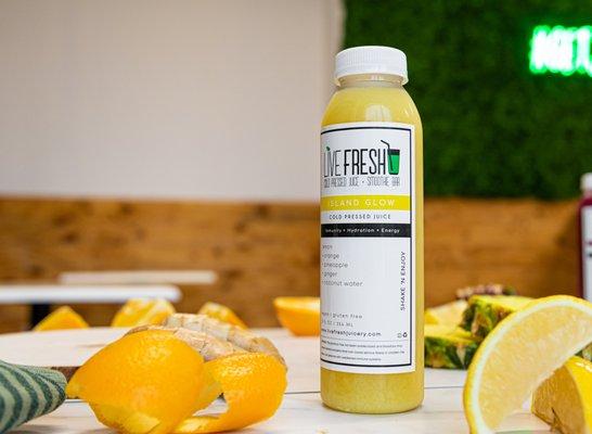 Island Glow Cold Pressed Juice