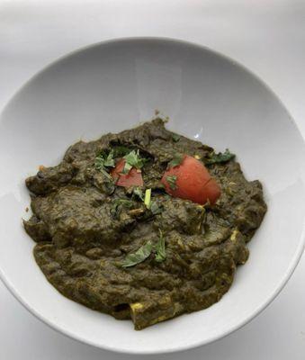 Palak Paneer (spinach & cottage cheese)