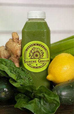 Fresh juices made at Serene Green!