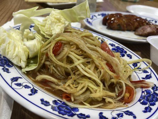 8. Papaya Salad Lao Style