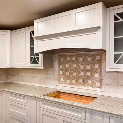 Kitchen Backsplash Installation.