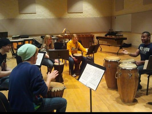 Christian Pepin Giving a Master Class at Pacific Lutheran University in Washington State