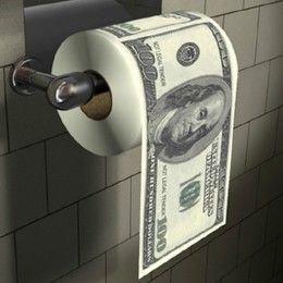 This is what happens when you run out of toilet paper!