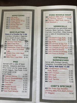 ****UPDATED MENU 12/20/2020****