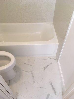 Bathroom floor