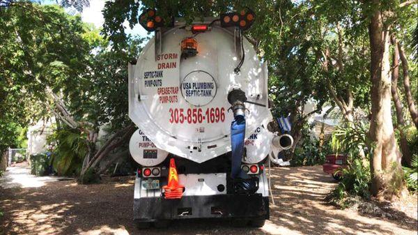 Pump out of Septic Tank