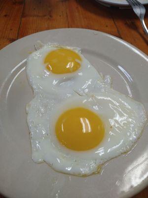 Two eggie weggies, Sunny Side Up