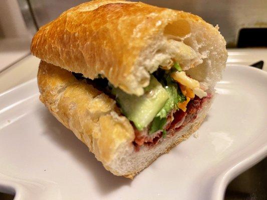 BBQ Pork Banh Mi Sandwich