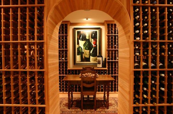 wine cellar entrance