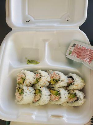 Basic California Roll. Meh.