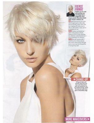 Magazine work, haircolor by me