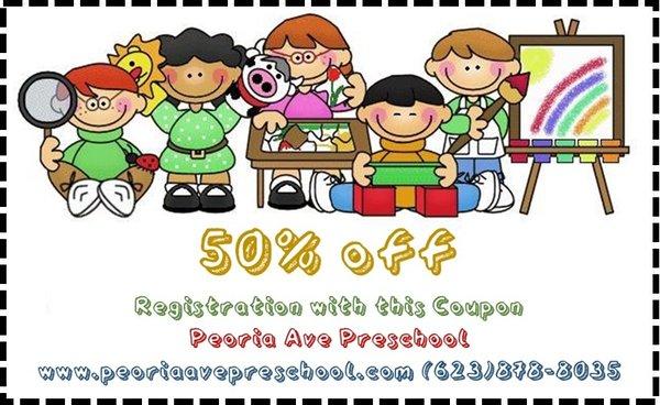 Coupon Redeemable at Daycare