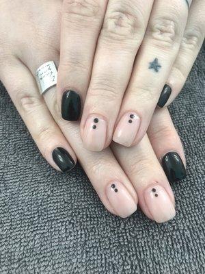 Gel polish manicure