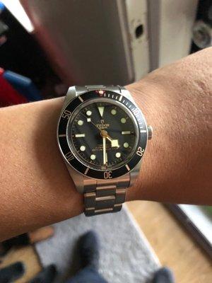 Tudor Black Bay 58. I love the vintage look it has.