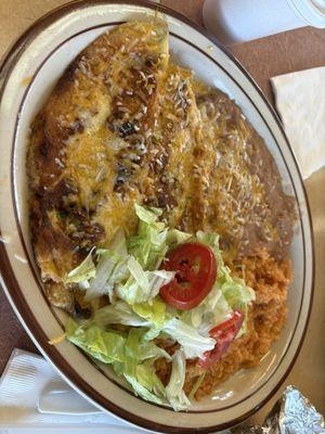 Chile relleno plate