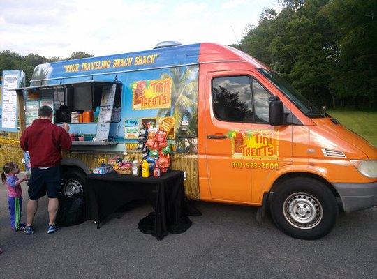 TikiTreats TikiTruck with shave ice and yummy snacks