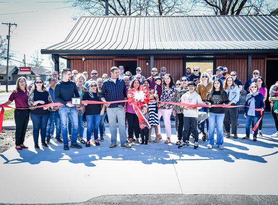 Ribbon cutting for our new building built in April 2024