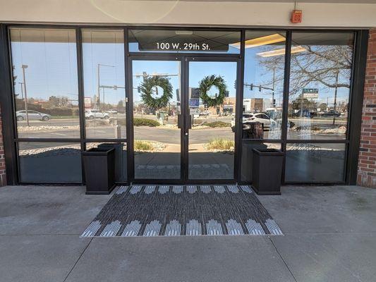 Entrance at Cedar & Magnolia Day Spa