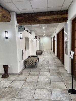 Lobby hallway, clean and bright