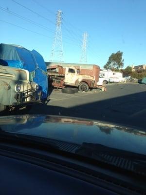 These are the cars stored at Bair Island