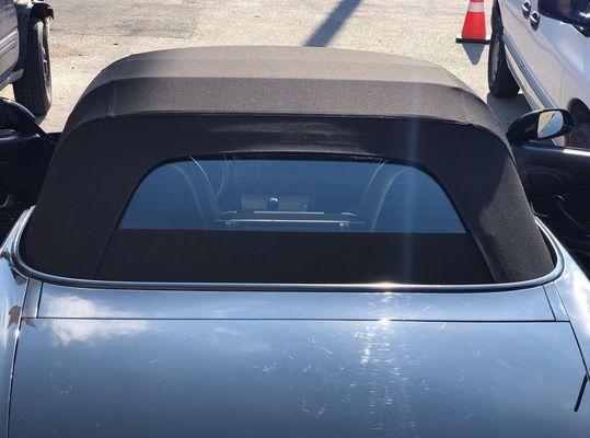 Glass Window Convertible Top Replacement