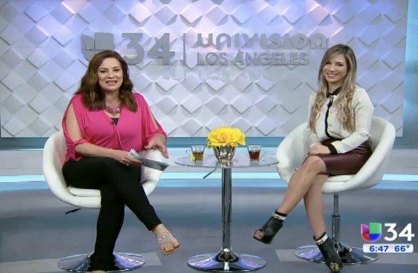 Dr. Zamora loves to educate everyone by going to the UNIVISION morning show A PRIMERA HORA.