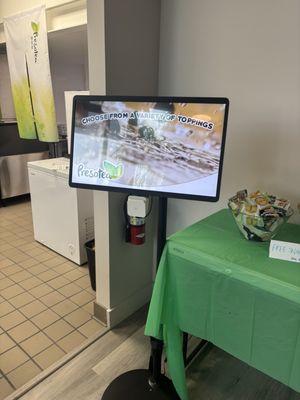 self ordering kiosk