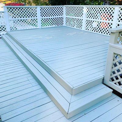 Decking and painting