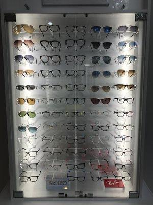 We offer a wide variety of eye wear from glasses to sunglasses and pediatric frames, both designer and non designer