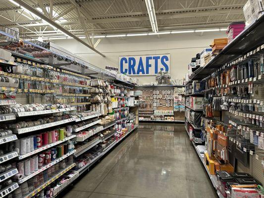 Huge selection of Craft supplies.