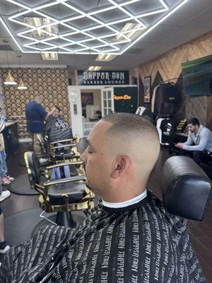 High skin fade by Happy The Barber