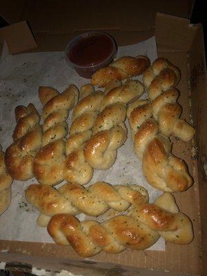 Omg perfect little breadsticks