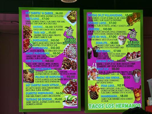 Menus