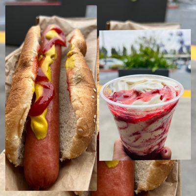 Sometimes I crave a simple hotdog and ice cream from Costco!