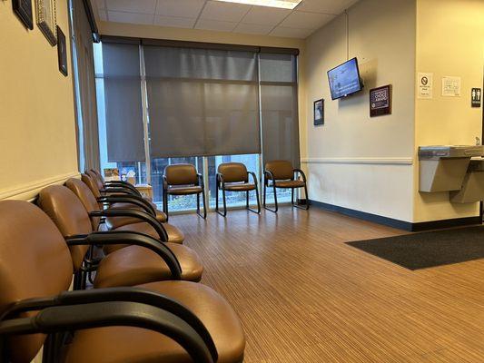 Clinic waiting area