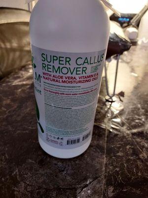 This is what was sent to me. CALLUS REMOVER I ORDERED BRUSH CLEANER BUT RECEIVE THIS INSTEAD