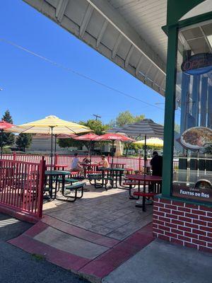 Bright and Sunny patio seating