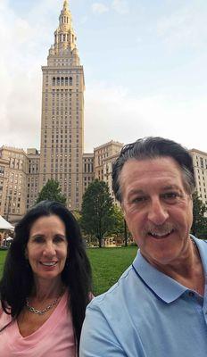 ROSARIO S. CASSATA IN TERMINAL CITY PUBLIC SQUARE IN DOWNTOWN CLEVELAND OHIO.