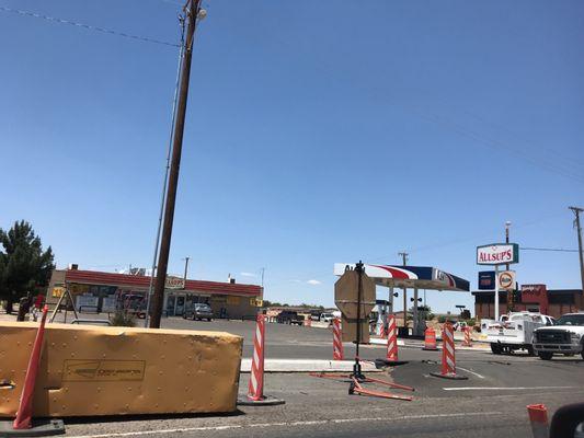 Road Construction on Thursday, June 7, '18.