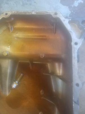 Oil pan replacement